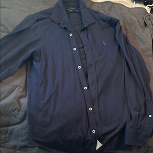 Polo Ralph Lauren Navy Casual Button Down Shirt